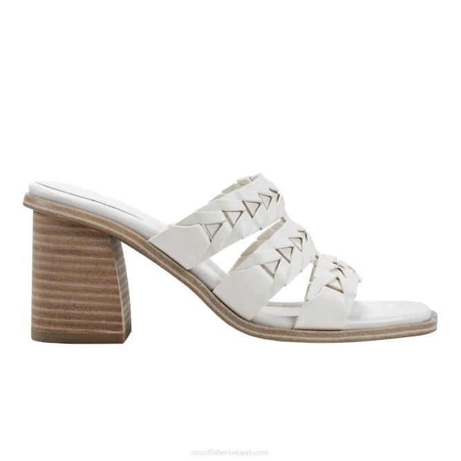 Ivory Melita Block Heel Sandal Marc Fisher Women L2XH487