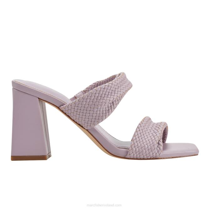 Lavender Patent Eloria Tailored Dress Sandals Marc Fisher Women L2XH378