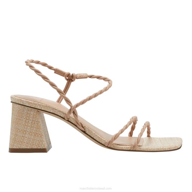 Light Natural Carys Block Heel Sandal Marc Fisher Women L2XH333