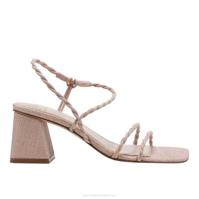 Light Pink Carys Block Heel Sandal Marc Fisher Women L2XH361