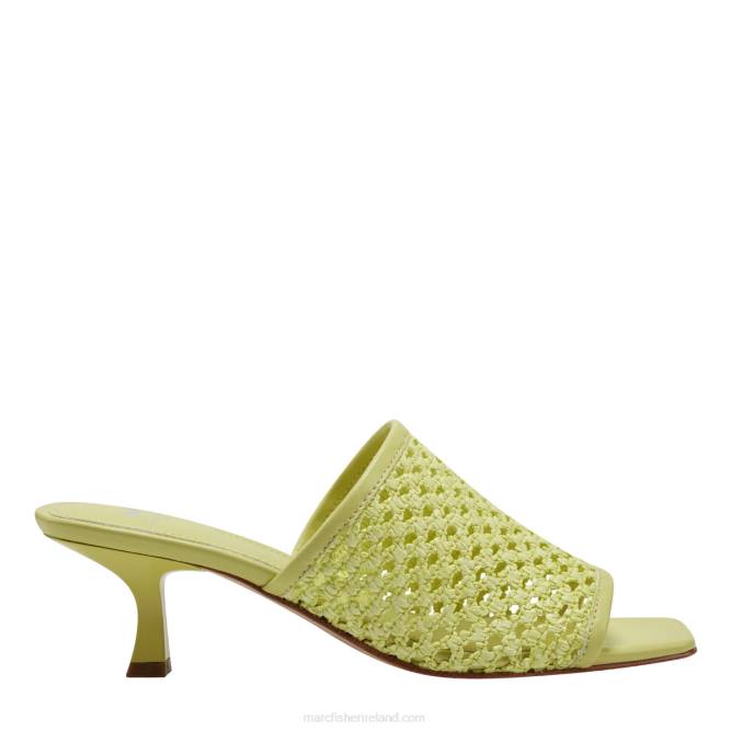 Lime Juliette Heeled Slide Sandal Marc Fisher Women L2XH494