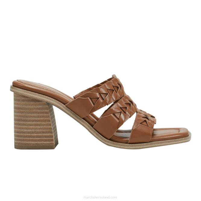 Medium Natural Melita Block Heel Sandal Marc Fisher Women L2XH483