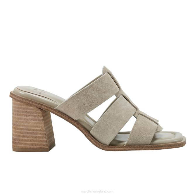Natural Louisa Block Heel Sandal Marc Fisher Women L2XH355
