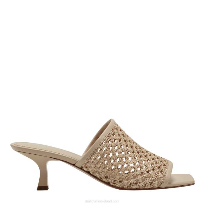 Nude Juliette Heeled Slide Sandal Marc Fisher Women L2XH493